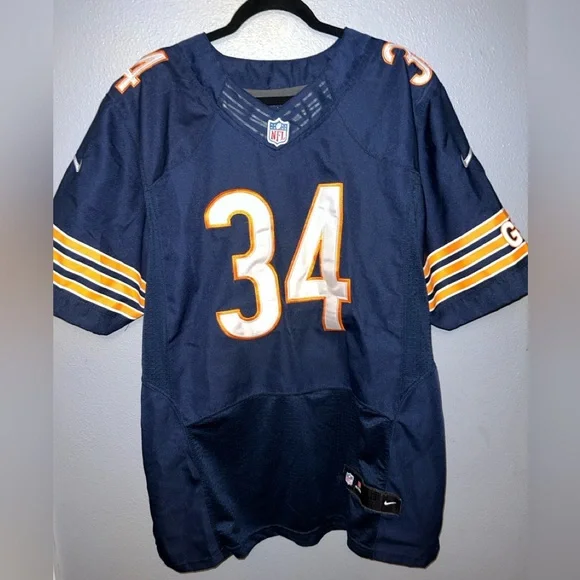 Men's Chicago Bears Walter Payton Nike Navy Game Retired Player Jersey size 48 - Picture 1 of 6